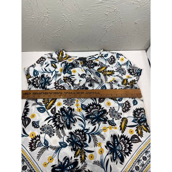 Liz Claiborne Career Womens Keyhole Neck Long Sleeve Blouse Size Large - Picture 5 of 5